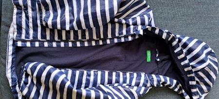 Childrens Jacket Benetton striped size 116 