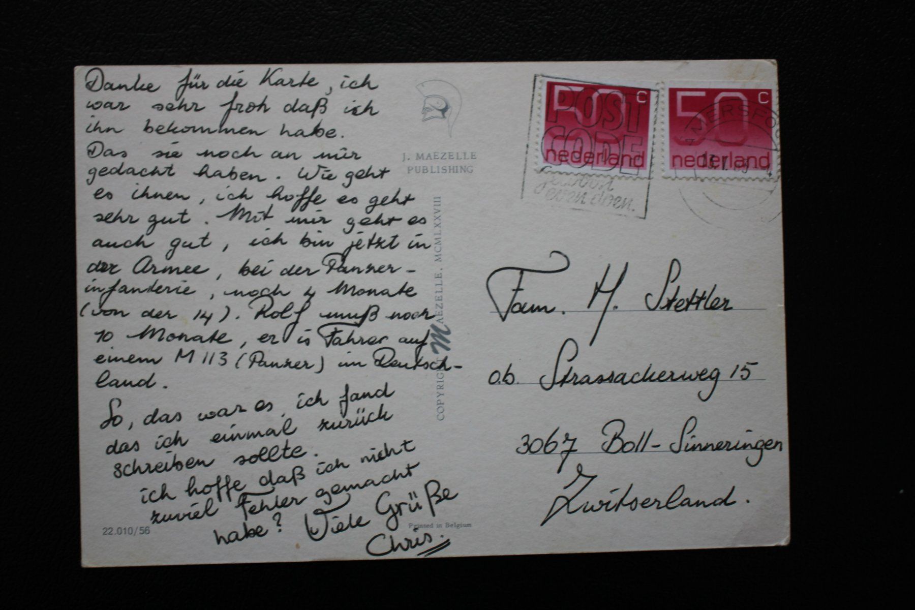 Cartoline postali: Soldaten - Kitschkarte – Usato da Wiedlisbach venduto da Hrudolfo 1