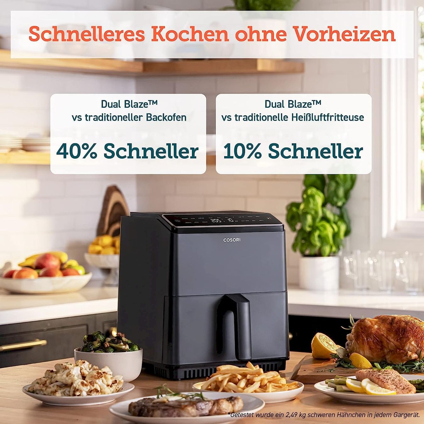 Küchengeräte: COSORI Heißluftfritteuse 6,4 L – Neu und originalverpackt aus Bottighofen von zaap 1