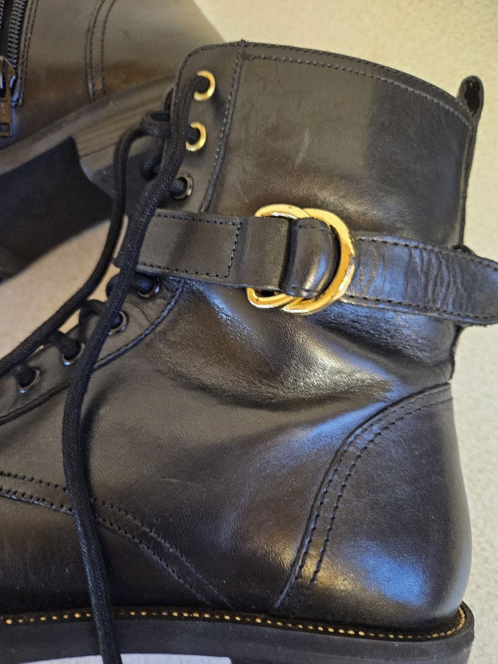 Damenschuhe: Venturini Stiefeletten + RS Leder schwarz Gr. 38 – Gebraucht aus Urdorf von Colina 3