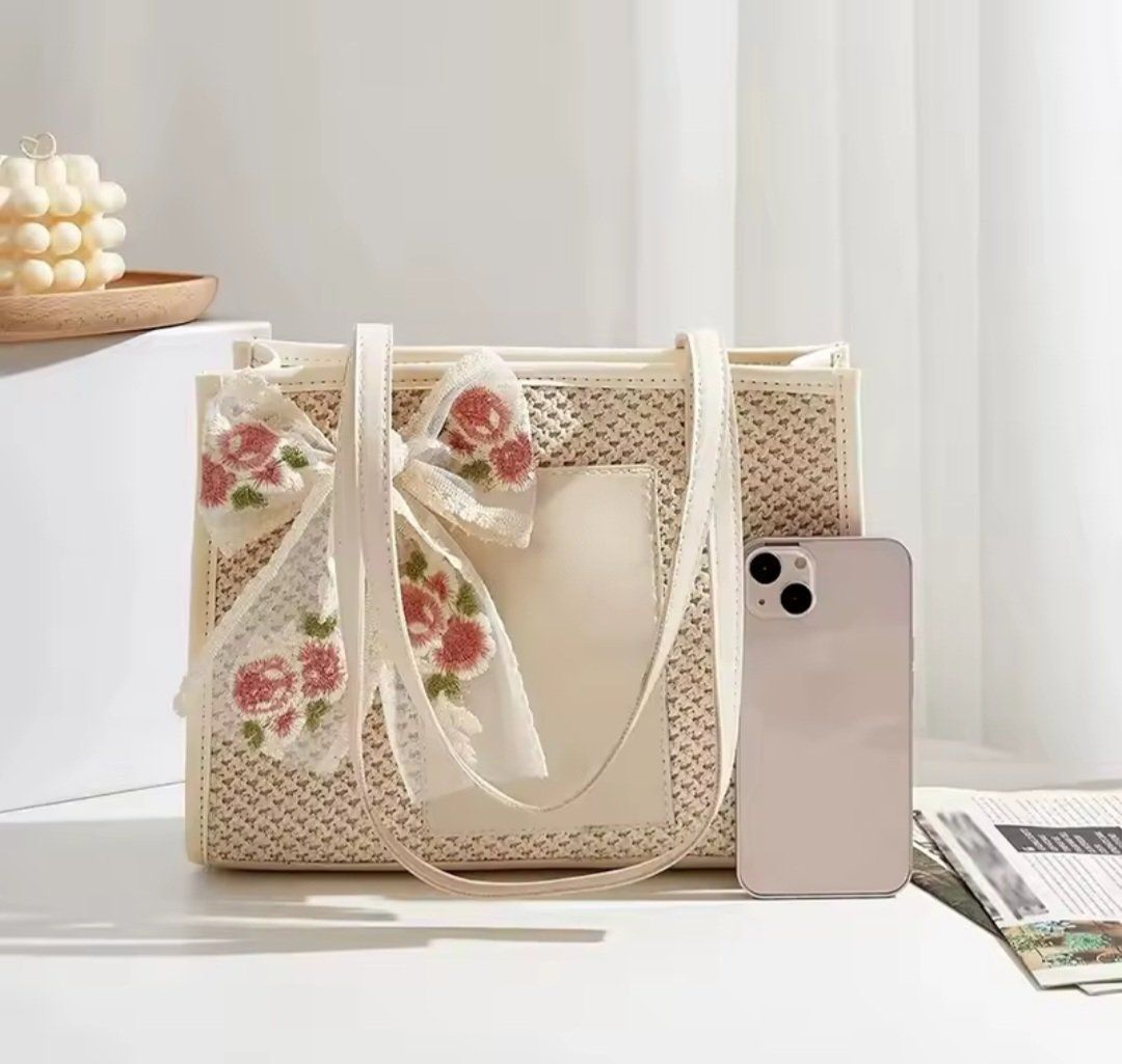 Borse da donna: Sac en paille beige – Nuovo e nell'imballaggio originale da Fribourg venduto da VictoriaShop7 1