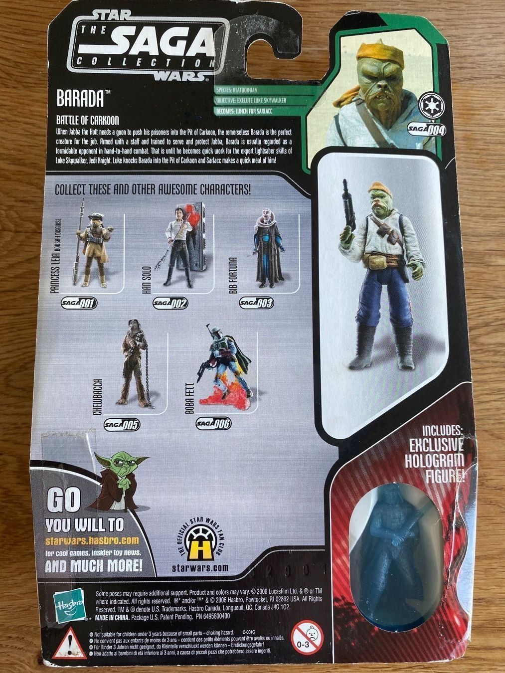 Star Wars Figuren: Star Wars SAGA Collection* Barada – Neu und originalverpackt aus Horn von HanSolo. 1
