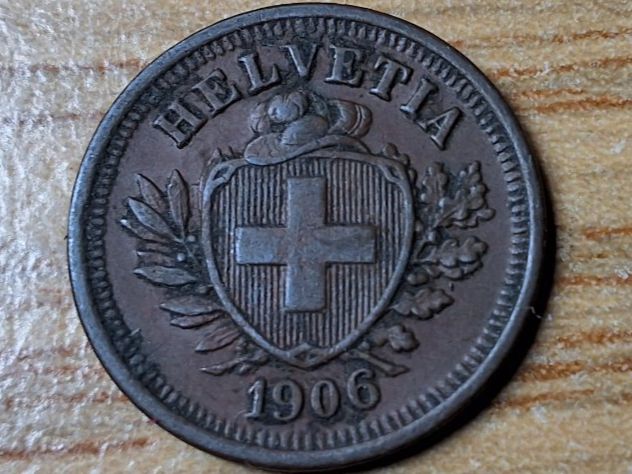 Alle Münzen: 1 Rappen 1906 - sehr schön! – Gebraucht aus Münchenstein von purbach1 2