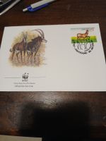Angola WWF 1st Day Cover Rare - Timbre animalier rare!