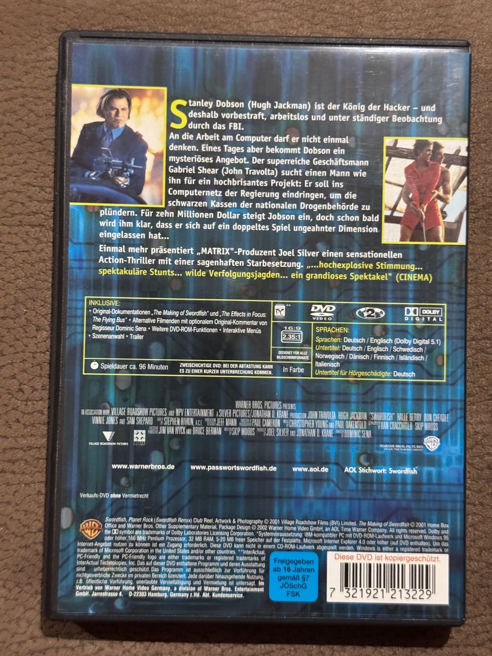 Tutti i DVDs: Passwort Sword Fish – Usato da Dietikon venduto da MuNathy 2
