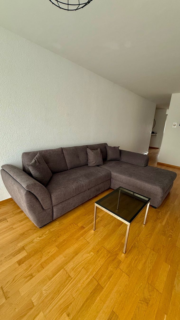 Divani: 🛋 ecksofa 3-sitzer braun/grau, sofa – Usato da Bern venduto da mo.ma12 1