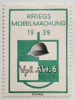 Soldatenmarke 2.WK, Verpflegungs Abteilung 6, Wi Vpf 58