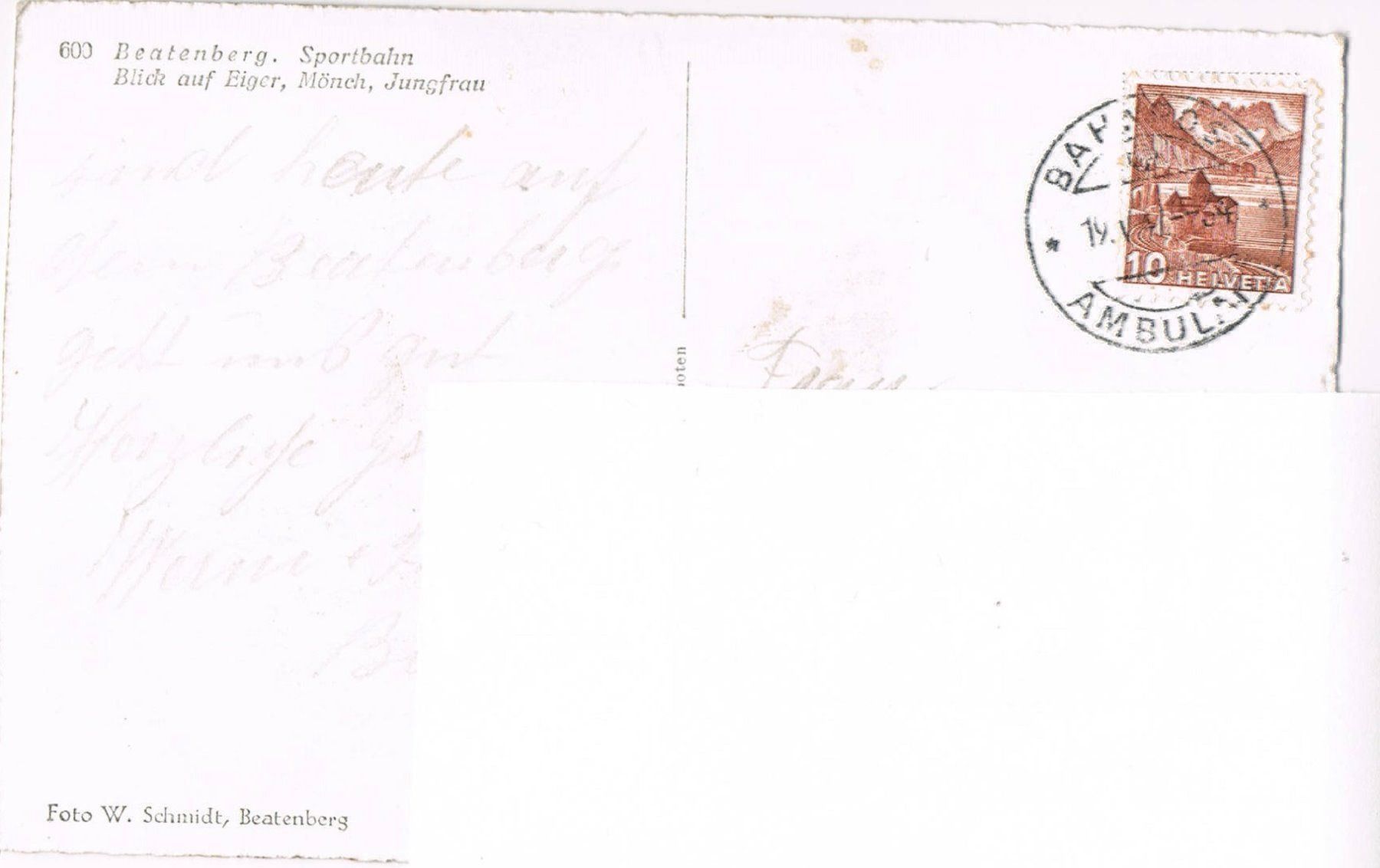 Cartes postales: BEATENBERG, Sportbahn – D'occasion à Buchs AG par Baerfisch 1
