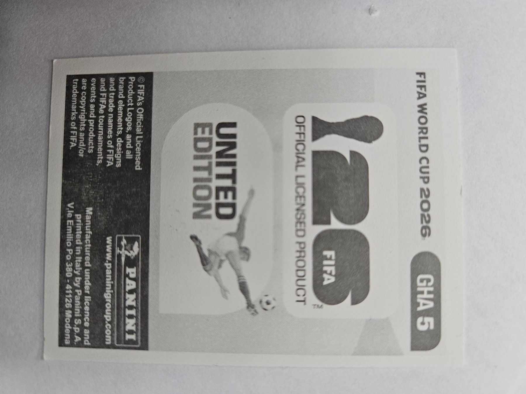 Panini Carte collezionabili: GHA5 – Usato da Würenlingen venduto da Dinli 1