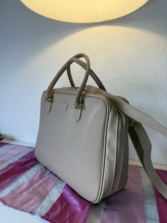 Laptop / Reisetasche, beige - neu