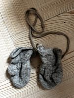 Pure Pure Baby Wollfäustlinge, 6-18 Monate, Taupe-Grau