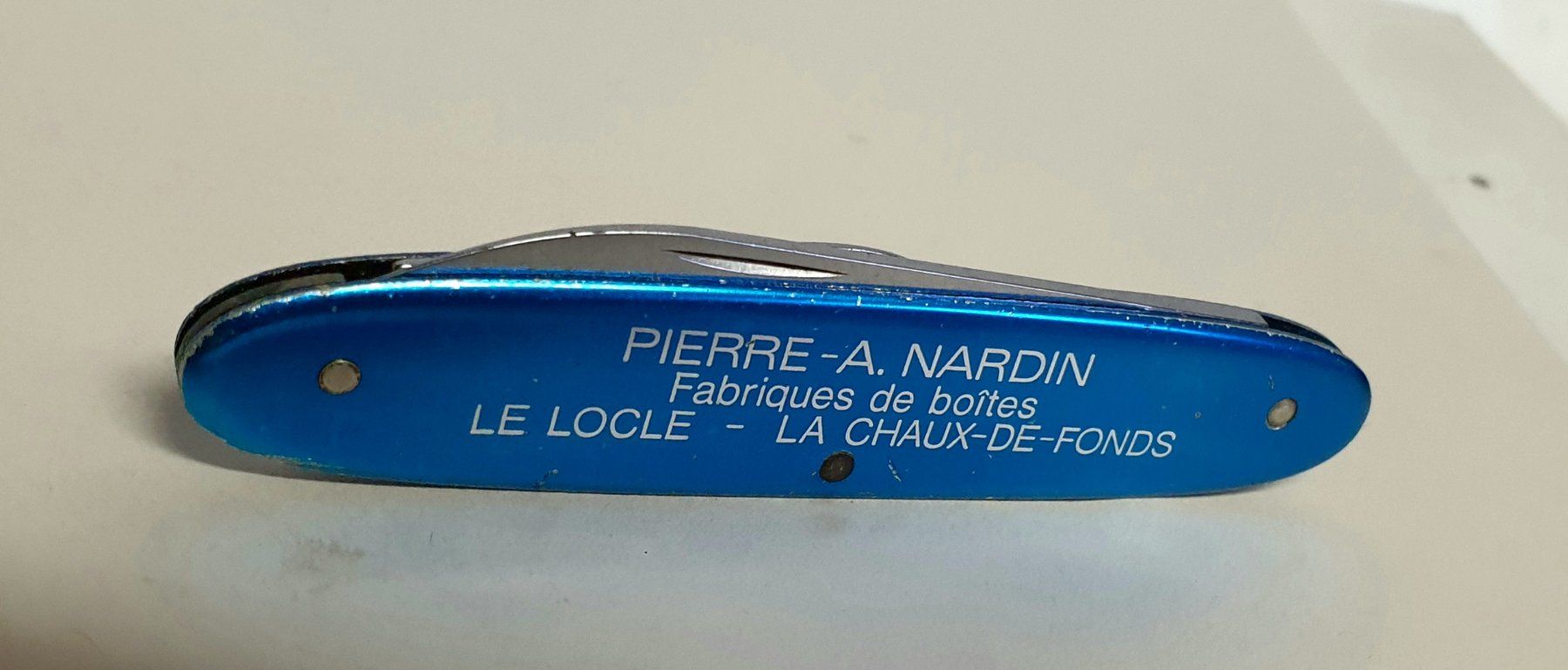 Victorinox Coltelli tascabile: Sackmesser Uhrenmesser Couteau Werbemesser A. Nardin – Usato da Tüscherz-Alfermée venduto da Newpad 2