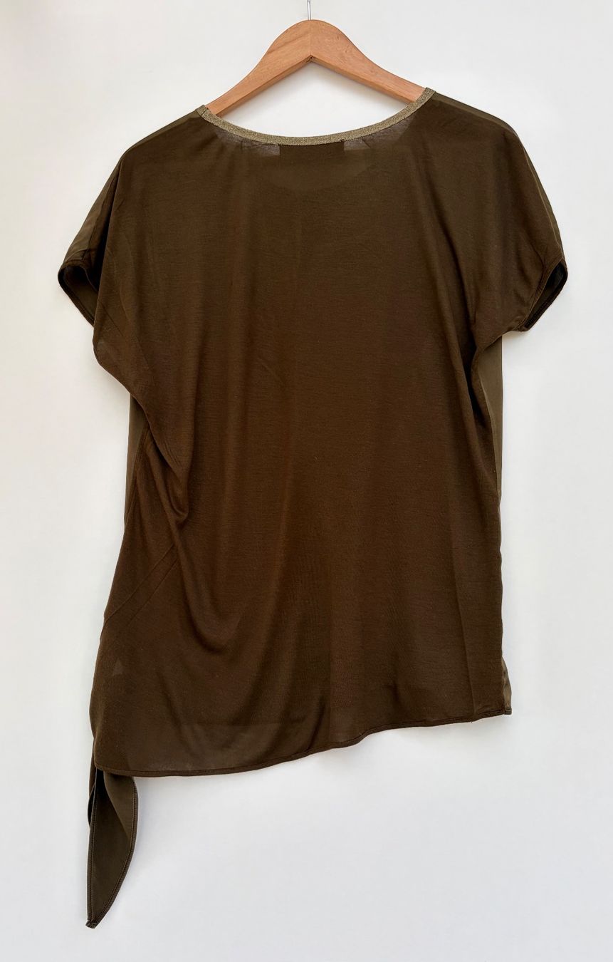 Hallhuber Camicette: Hallhuber Bluse mit Seide Gr.42 – Usato da Unterägeri venduto da Jutka_04 2