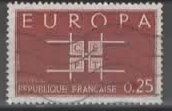 FRANCE : EUROPA /CEPT  1963 braunrot (18