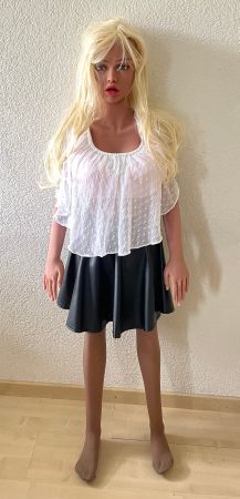 Top weiss BERSHKA Gr. S transparent/durchsichtig sexy (K4)