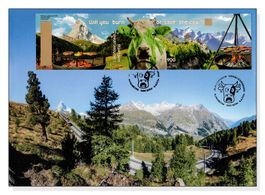 Schweiz 2026 Crypto Stamp CHLI 3.0 Grün FDC  Matterhorn G3/8