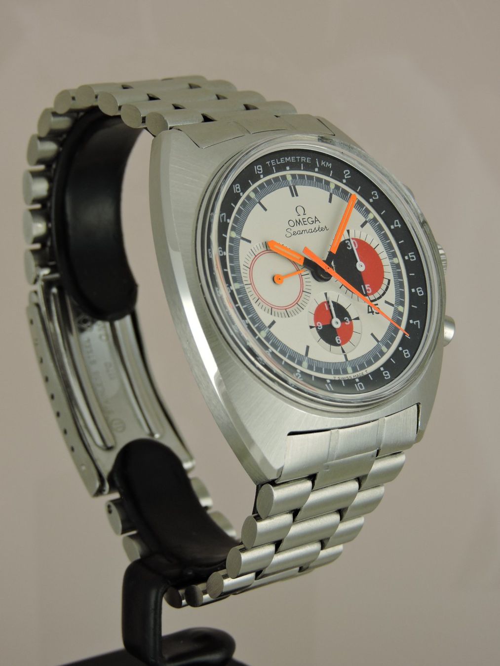 Omega Orologi: 1970 Omega Seamaster Soccer Timer 145.020 - Telemeter Bezel – Usato da Bern venduto da Vintage-Oyster 2
