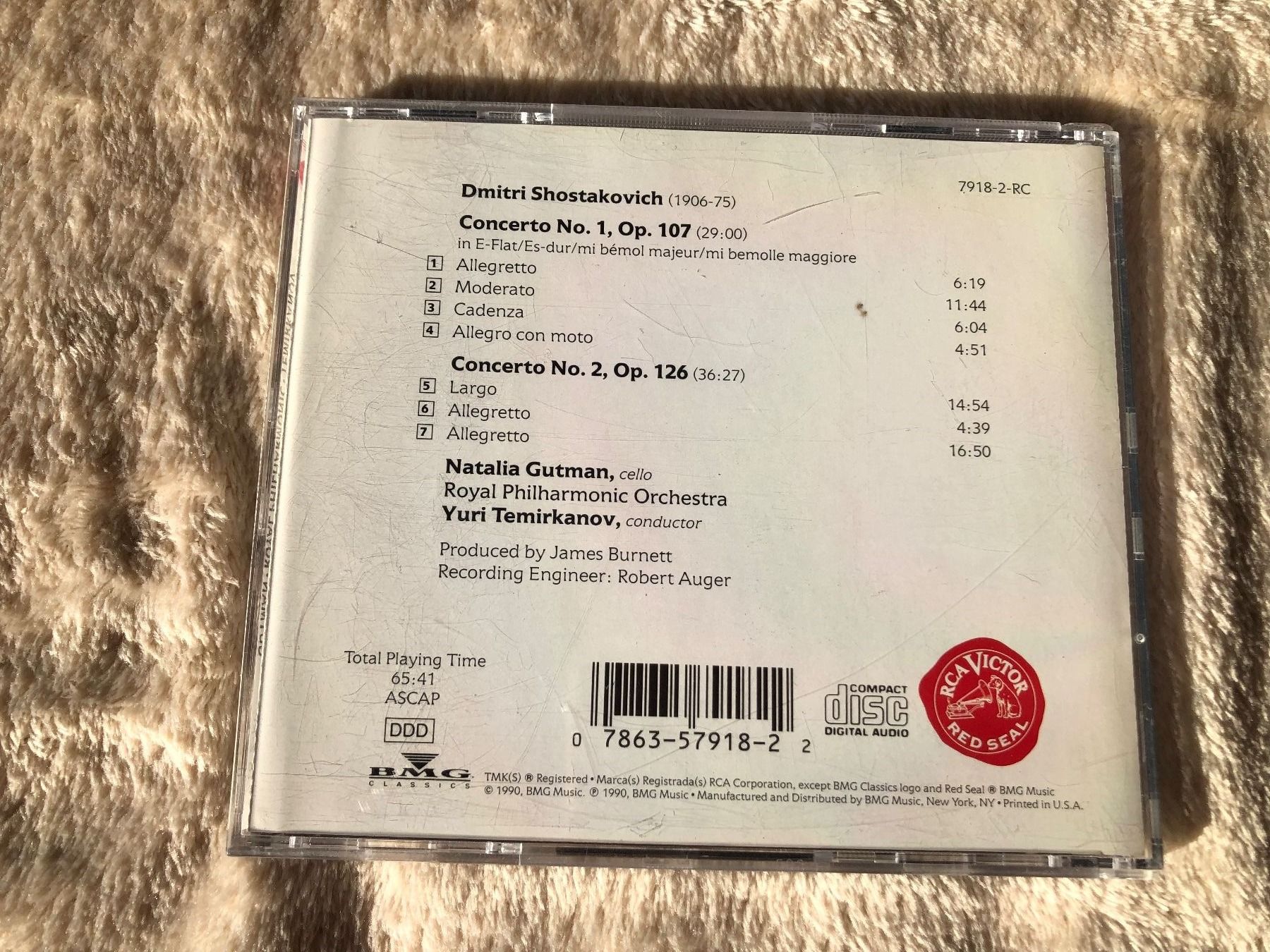 CD: Schostakowitsch Cello Konzerte CD Gutman Temirkanov – Usato da Schübelbach venduto da Dolly990_2 2