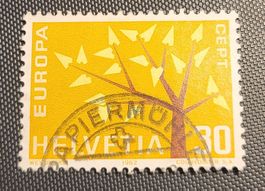Vollstempel Papiermühle briefmarke