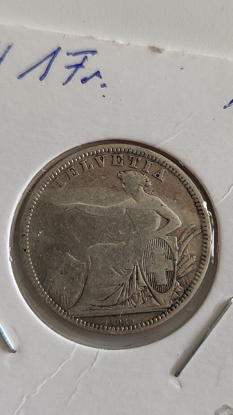 Tutti le monete: 1 Frank 1861, Silber (LP2) – Usato da Neuenhof venduto da tap_mxt6 1