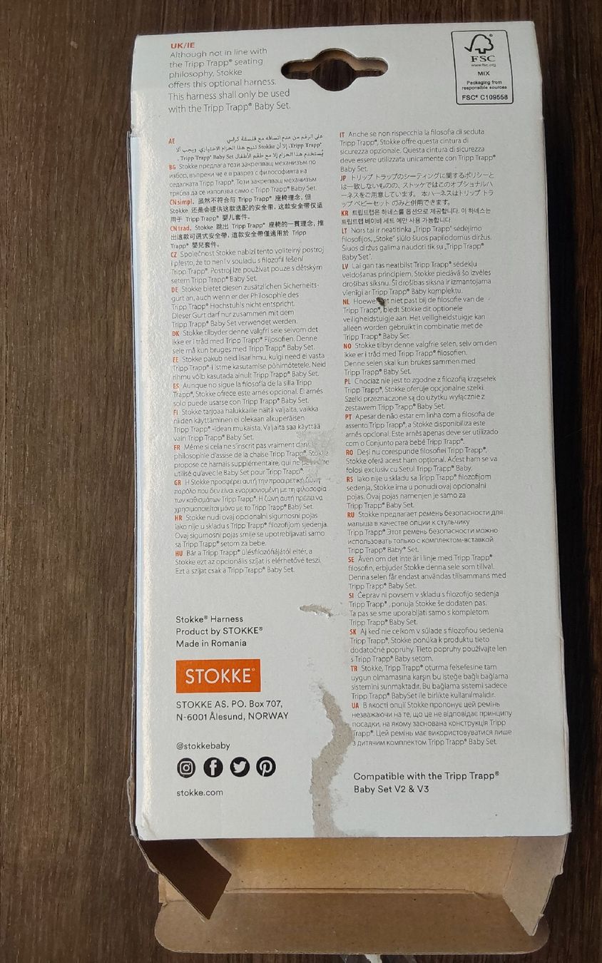 Stokke Chaises hautes: Stokke Harness Sicherheitsgurt neu – Neuf avec emballage d'origine à Köniz par scopello12 2