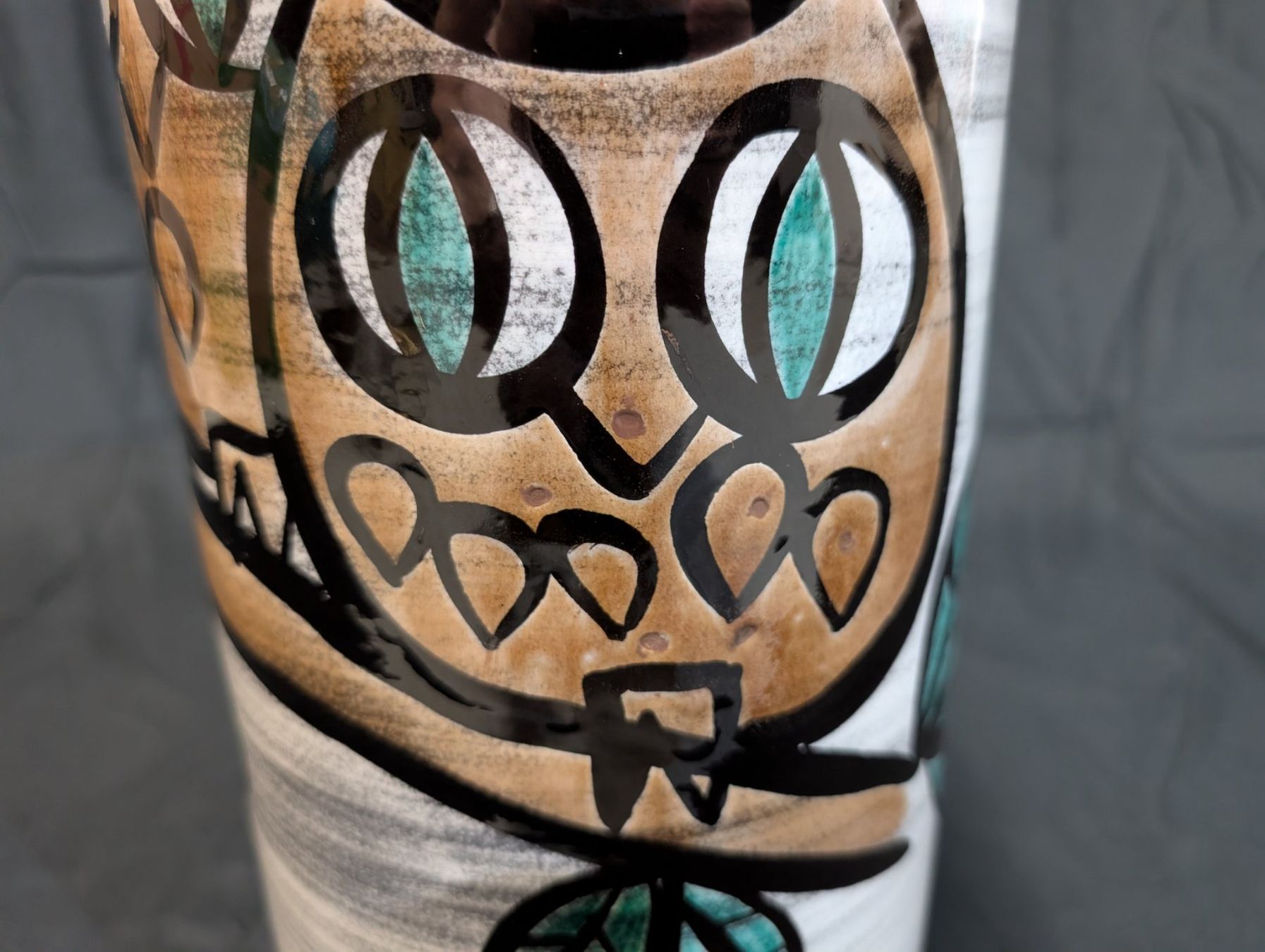Vasi & Recipienti: Mid-Century Keramik Bodenvase Eulen Vintage – Usato da Wiezikon b.Sirnach venduto da Romsche 6