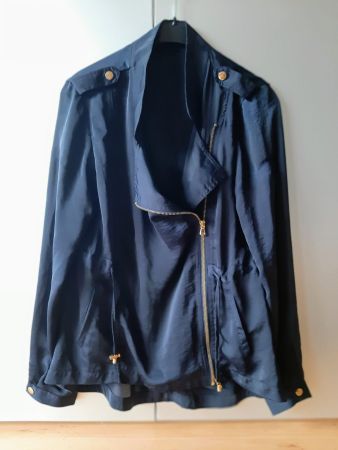 Schöne Jacke / Blazer marineblau mit Gold Gr. S