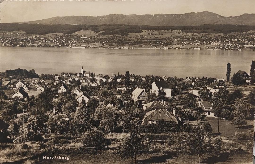Cartoline postali: HERRLIBERG - 1946 – Usato da Delémont venduto da Domdom1