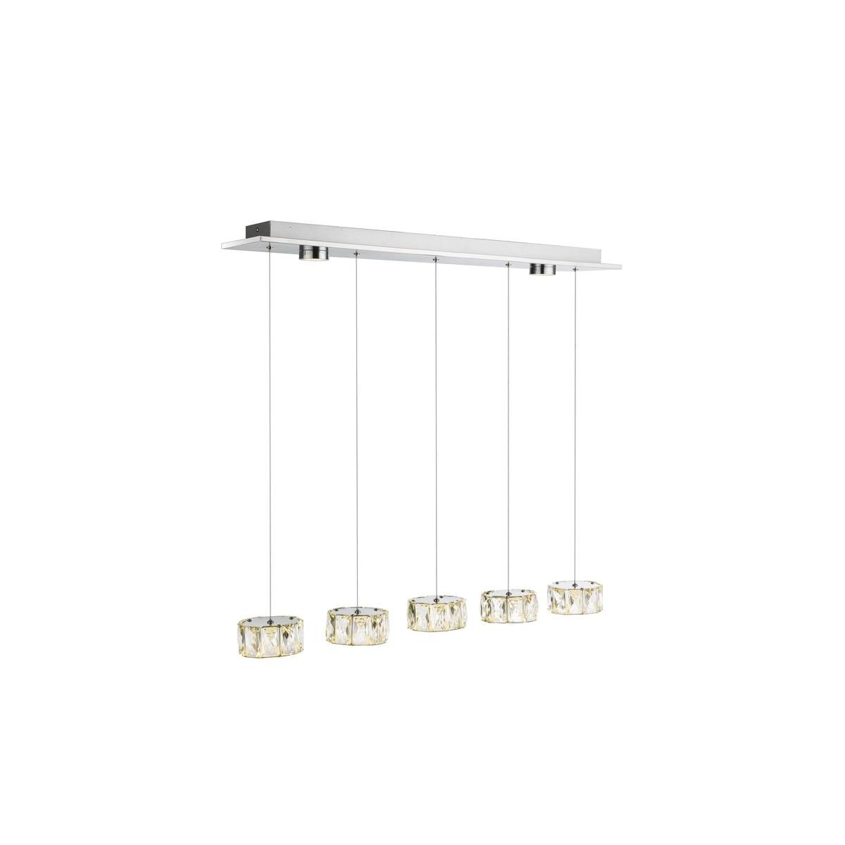 Lampadari & plafoniere: LED Pendelleuchte, Chrom, 82 cm x 16 cm – Nuovo (secondo la descrizione) da Kreuzlingen venduto da Smart-Light 3