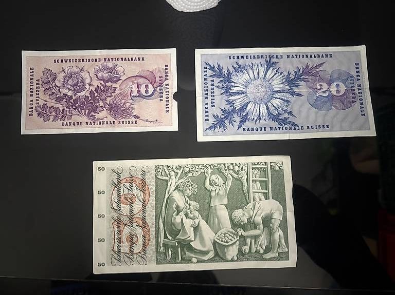 Banknoten: alte Schweizer Banknoten – Gebraucht aus Reitnau von Stouny70 1