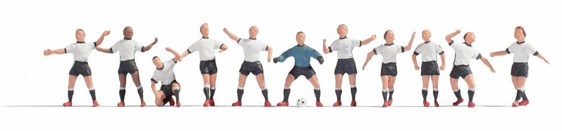 Noch Modellini di ferrovie: NOCH 36965 N Fussballteam – Nuovo e nell'imballaggio originale da Neukirch a.d. Thur venduto da MoBa-Artikel.ch
