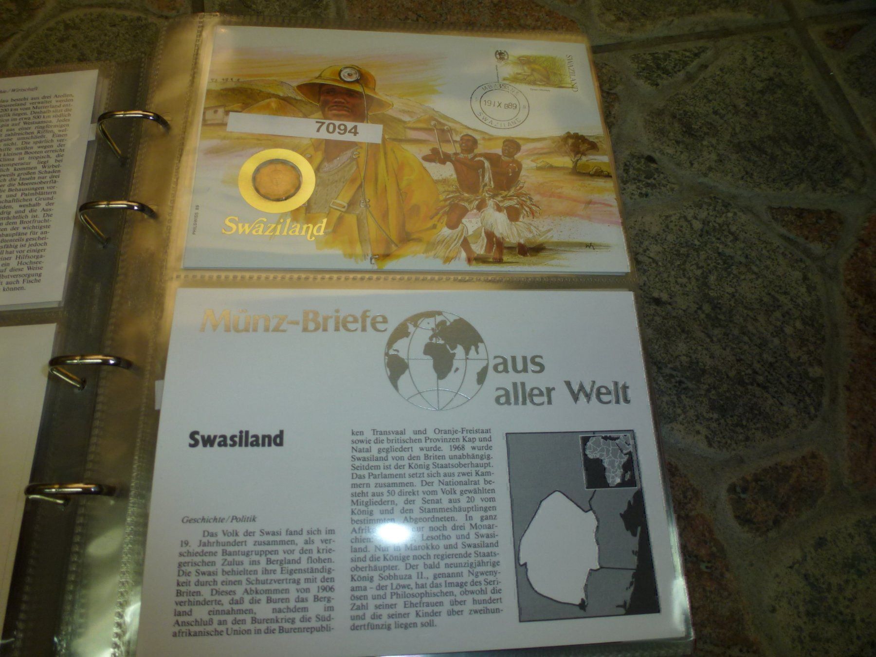 Tutti le monete: Münzbrief Swasiland – Usato da Olten venduto da Disc-Verkauf