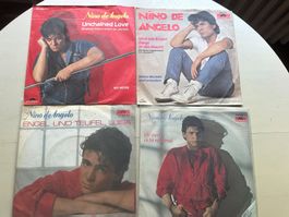 NINO DE ANGELO toll rare  Singles Jeseits von Eden 80's
