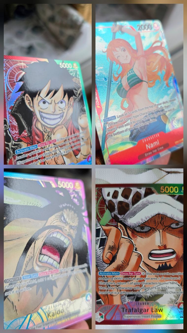 Bandai Carte collezionabili: One Piece - OP01 komplettes Pre Errata Set - Blue Bottom – Nuovo (secondo la descrizione) da Bern venduto da HotOden