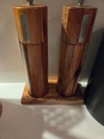 Mühlen Set Peffer & Salz + Utensilienhalter Holz