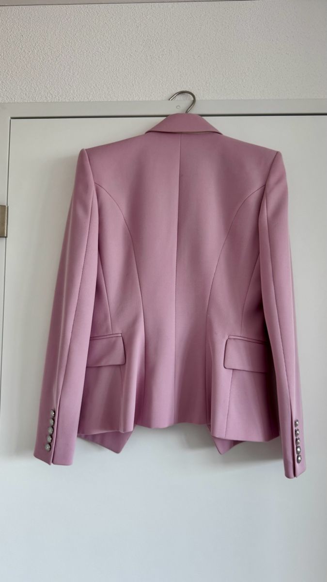 Balmain Giacche: Balmain Blazer, Size FR38, Pastel Pink – Usato da Dübendorf venduto da Pink.Blue 1