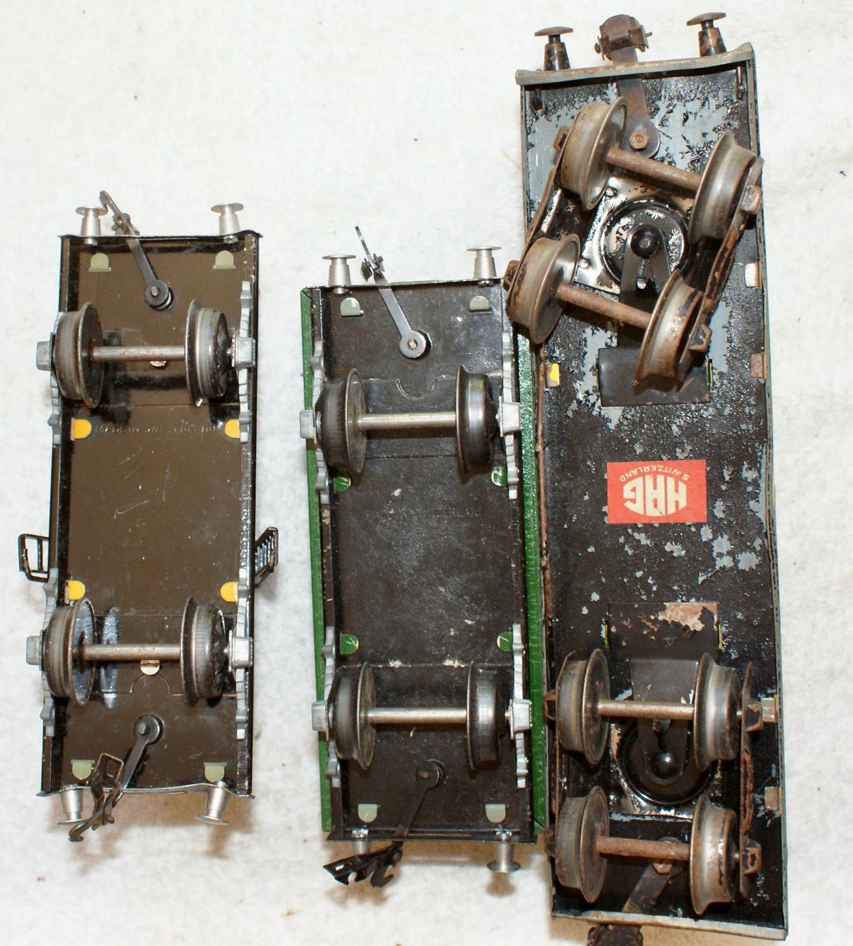 Modellini di ferrovie: 3 wagons ,  échelle 0 – Usato da Morrens VD venduto da alain50 3