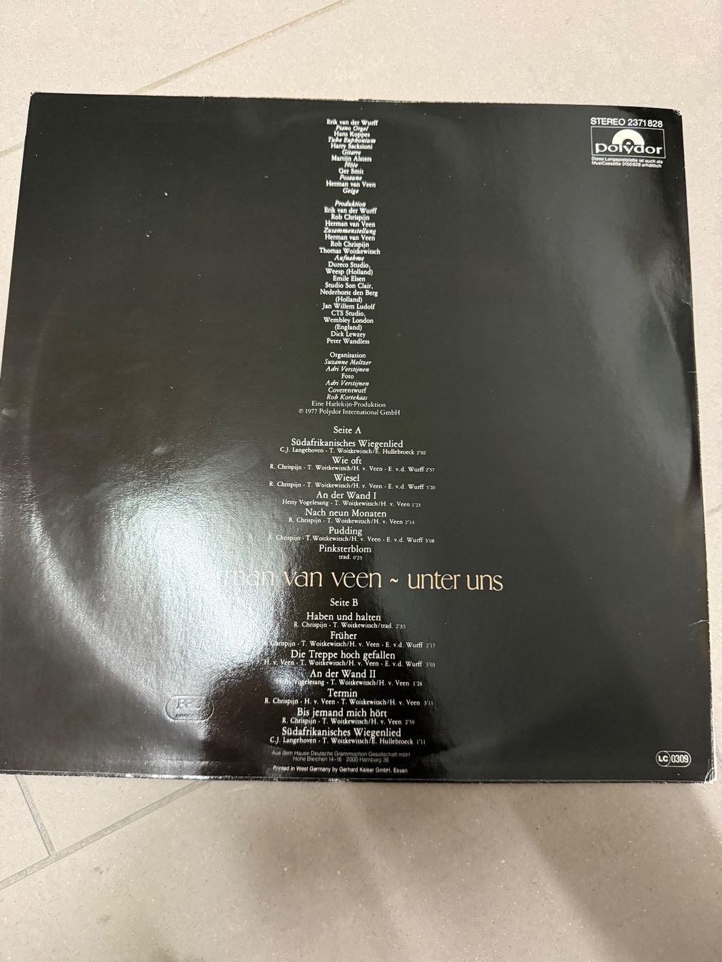 Dischi in vinile: Schallplatte / Hermann Van Ween / unter uns – Usato da Freidorf TG venduto da sarotiko 1