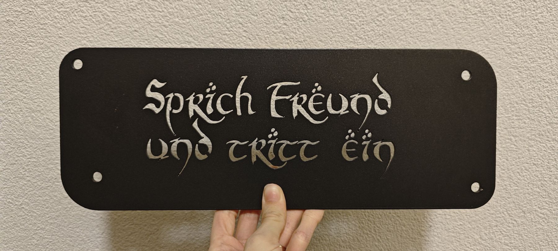 Türschild 
