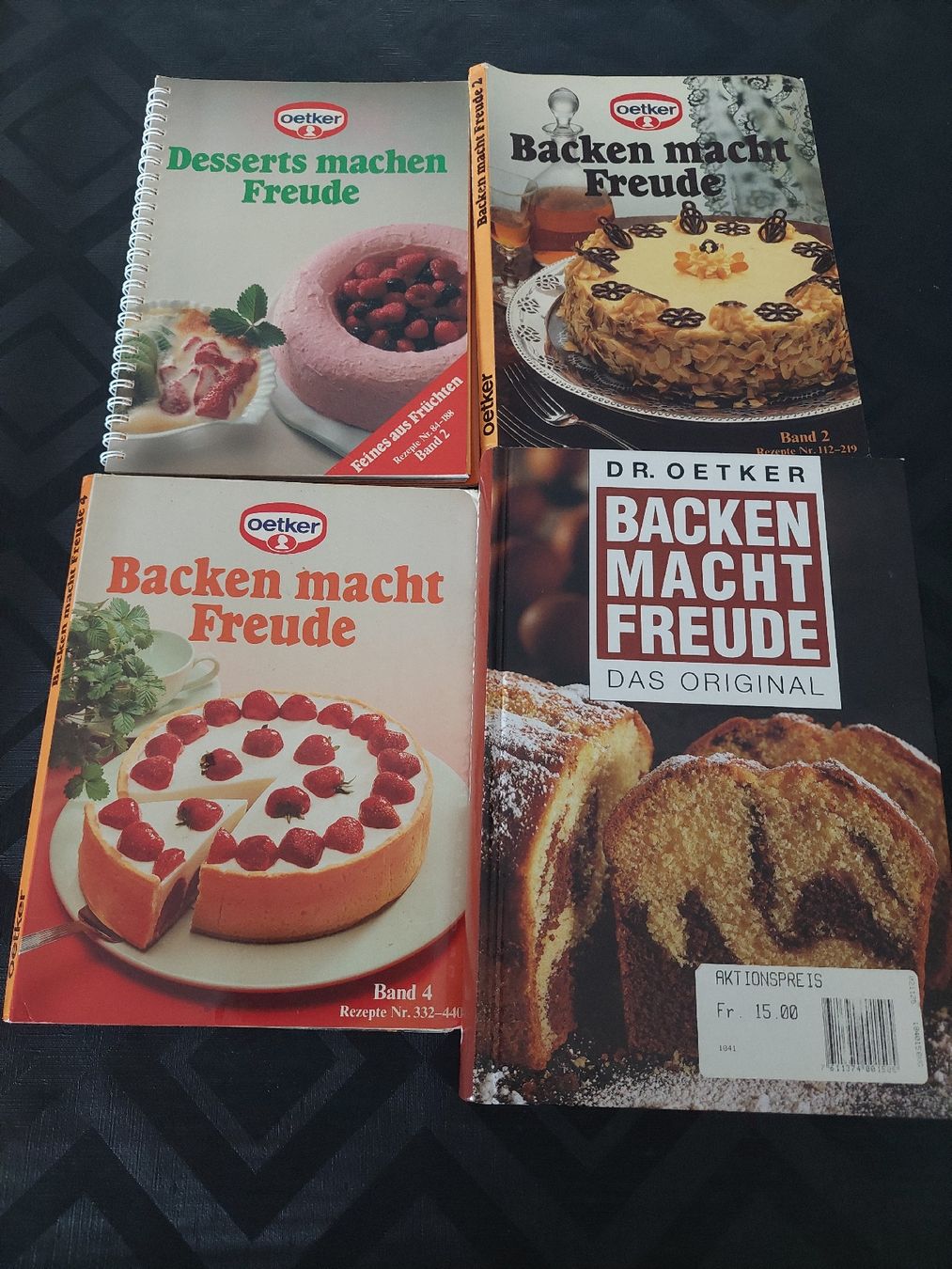 Libri: 4 Backbücher  Dr. Oetker – Usato da Zetzwil venduto da lanst08