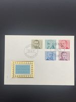 Ersttagsblatt Schweiz 1971 Portraits Effigie gestempelt von