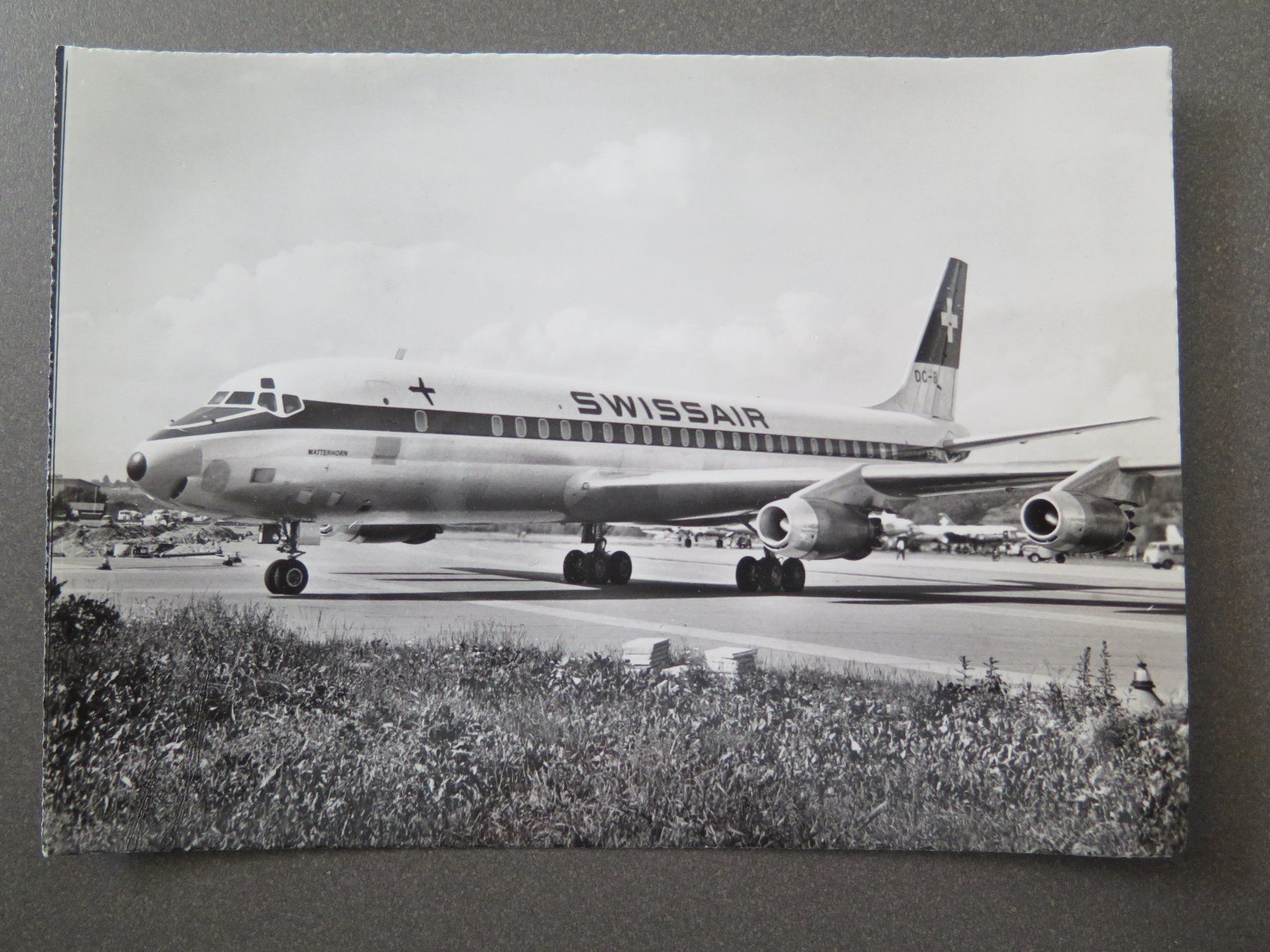 Cartoline postali: SWISSAIR - DC 8 – Usato da Wittenbach venduto da lipasal