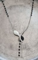 Kette ,versilbert. Swarovski  Kristallen