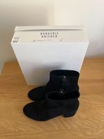 Bottines Suede Black T39 Bongenie Grieder