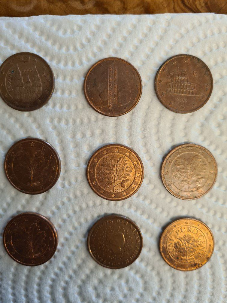 Toutes les monnaies: 9x 5 Cent – D'occasion à Zell LU par Jamaila