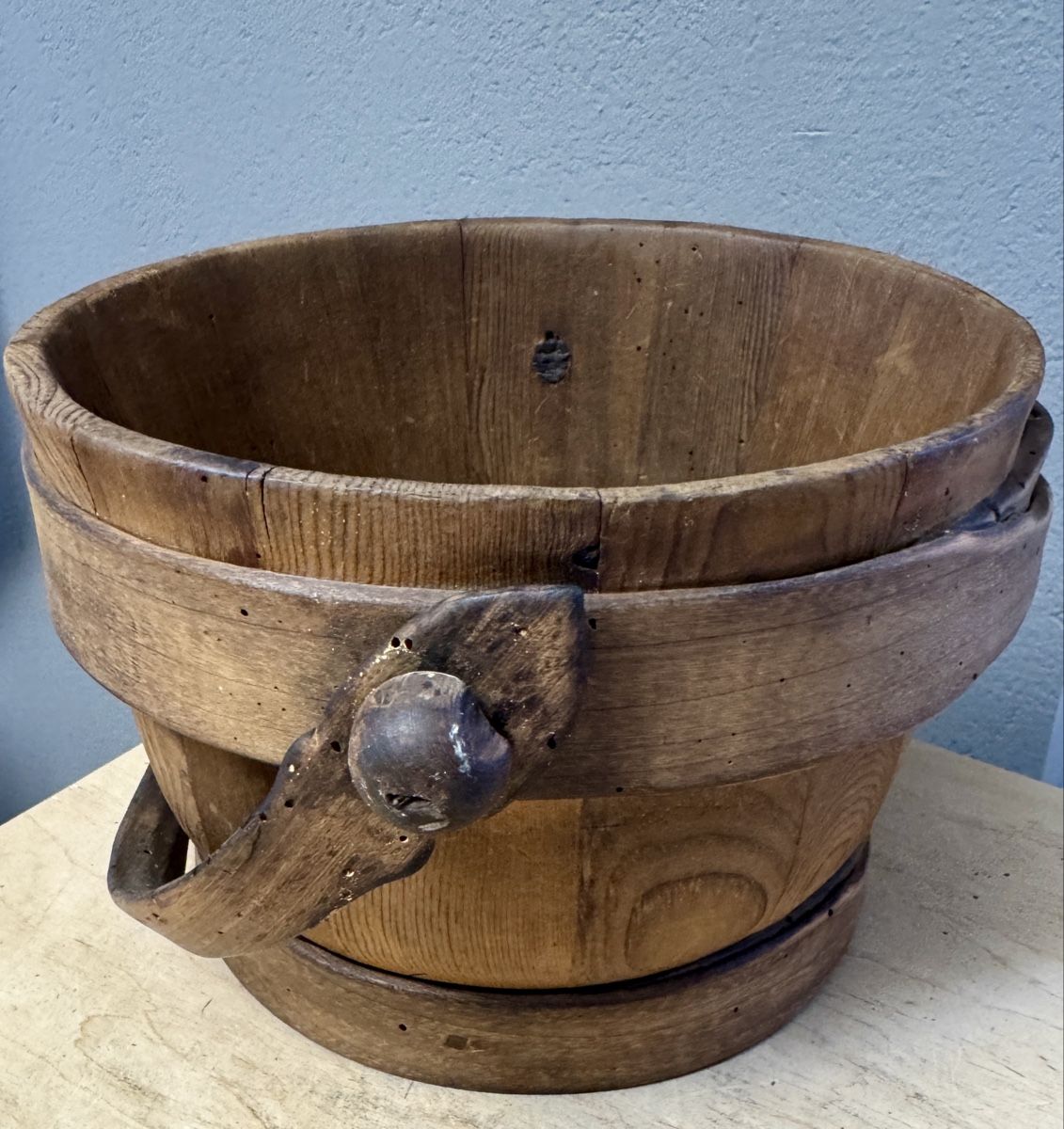 Ciotole: Antikes Holz Rahmbecken 22 cm Gefäss – Usato da Rothrist venduto da Luckywinner 4