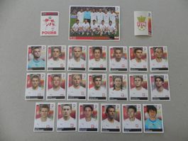 Panini Fussball EM Euro 2008 Polen 26 Stück Nr. 228 - 253