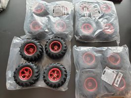 RC Auto Reifen Set, Offroad Räder, 12mm Hex, Neu, Top!