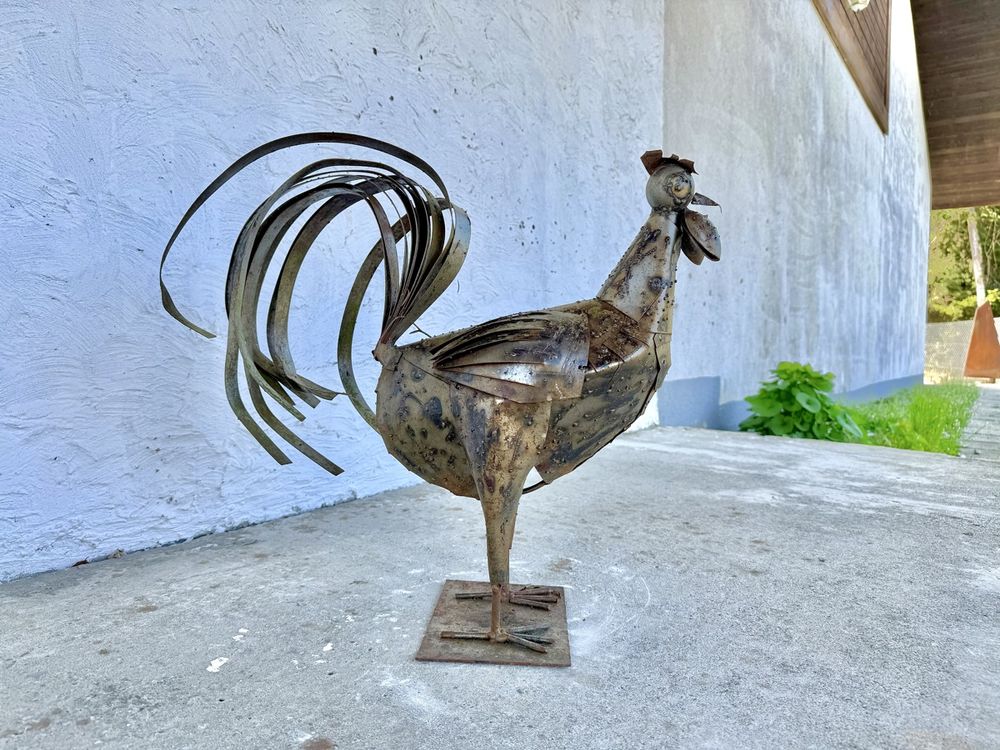 Vintage Motorrad Skulptur Metall - Handgefertigte Bronze Deko Für Motorradfans