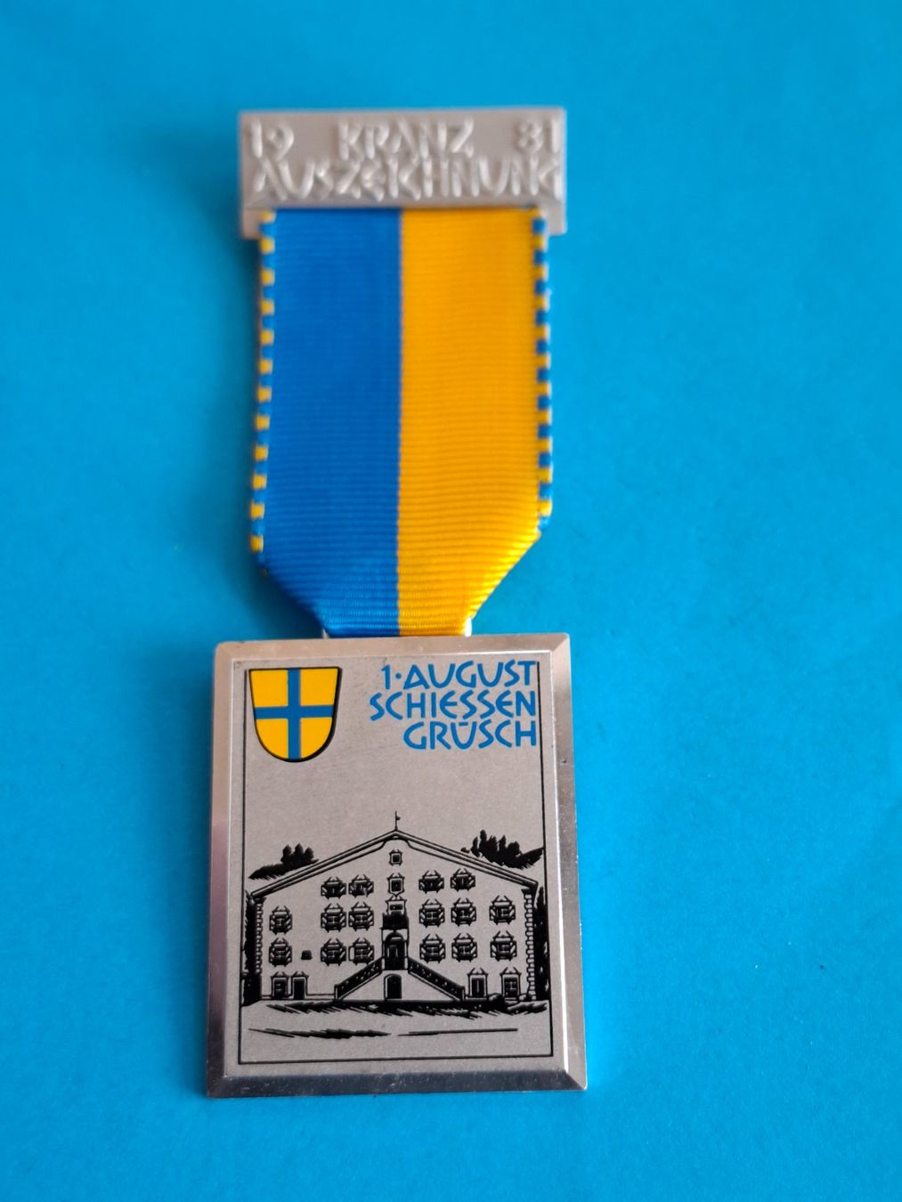 Medaglie: Grüsch 1. August Schiessen 1981 (A751) – Usato da Schwanden GL venduto da Suvorov 2